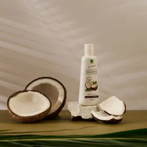 Coconut oil shampoo with conditioner